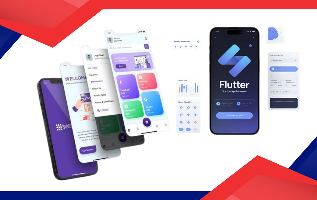 طراحی اپلیکیشن موبایل با Flutter | اندروید و iOS با یک کد واحد